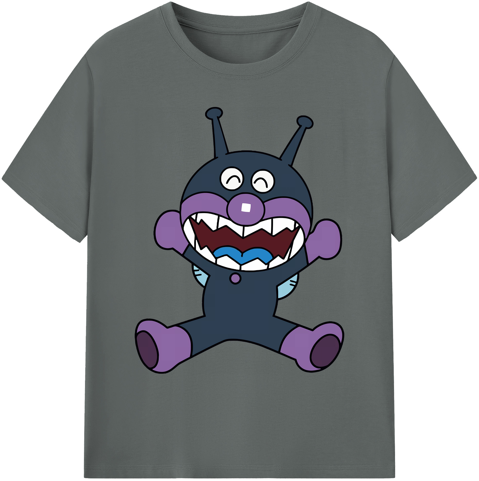 （画像用） アンパンマン Anpanman 綿100％ メンズ半袖Tシャツ｜肌触りやわらか＆通気性